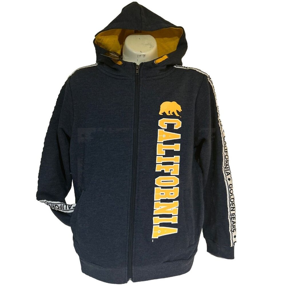 University of California Golden Bears Youth M 12/14 Sweatshirt Hoodie Zip New
